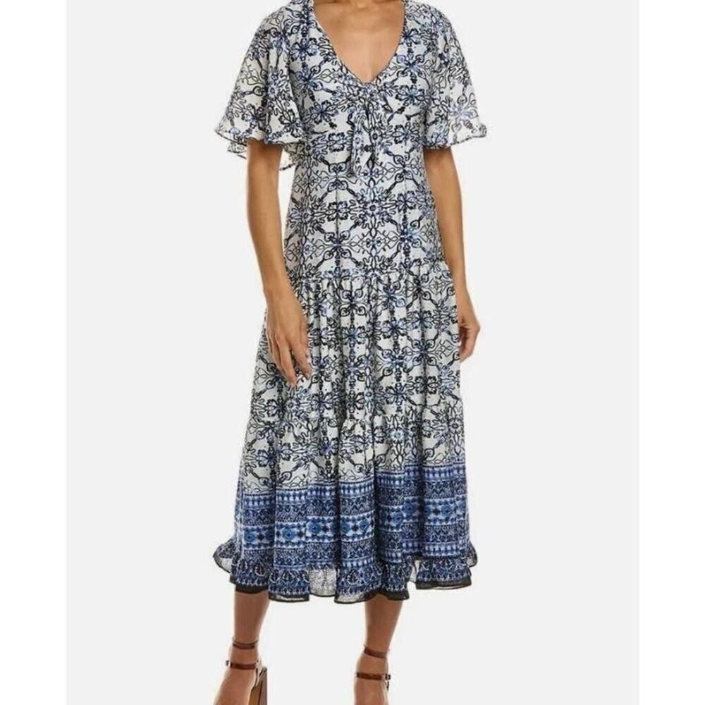 Taylor Jacquard Dress Women's size 8